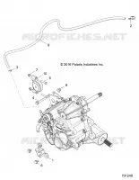 SYSTÈME DE TRANSMISSION, MAIN GEARCASE MOUNTING- Z18VHE57BV (701249)