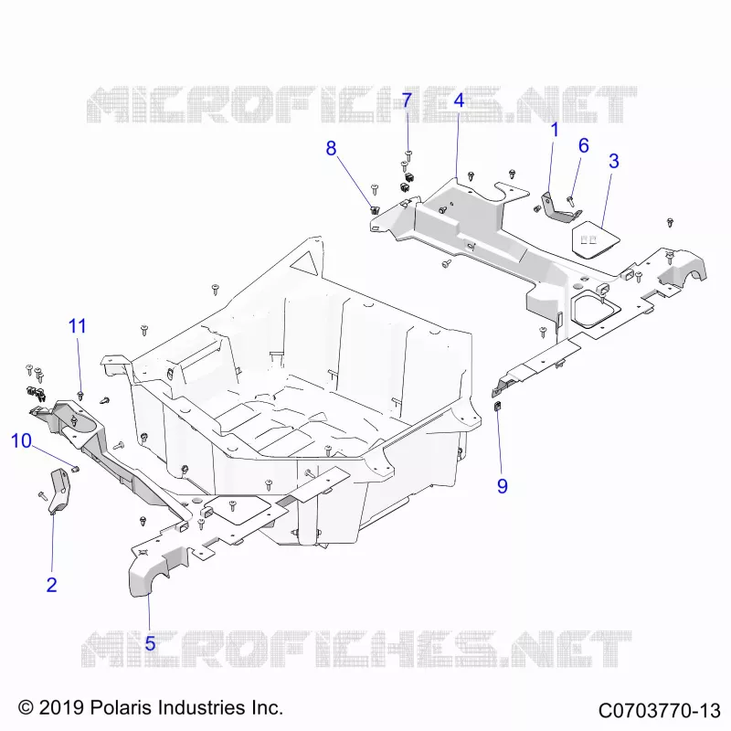 CARROSSERIE ARRIERE RACK, MOUNTING