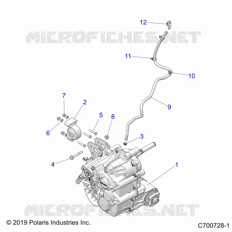 DRIVE TRAIN, MAIN SUPPORT PONT