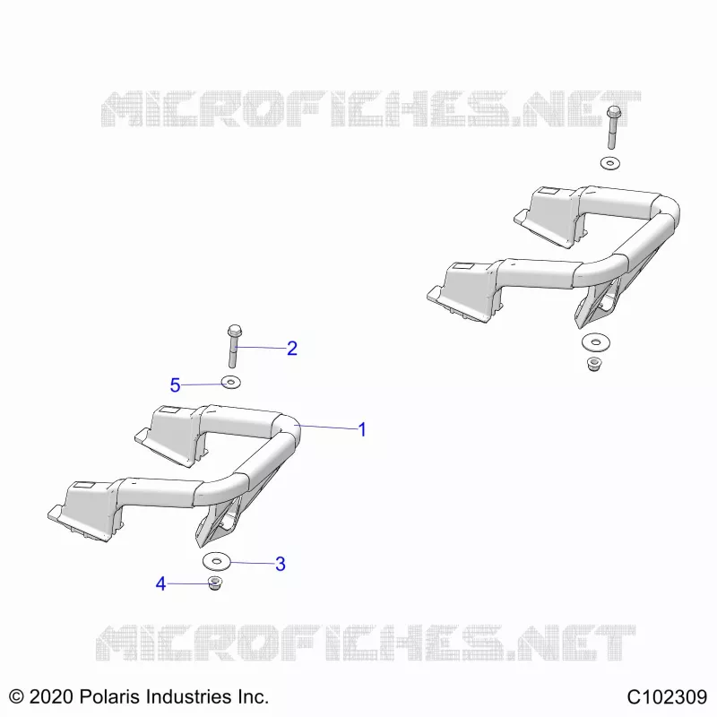 CARROSSERIE ARRIERE RACK, HANDGRIPS