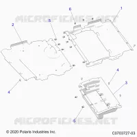 PLANCHER PANELS, UNDERSEAT
