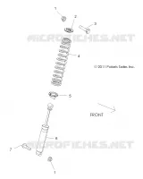 SUSPENSION, AMORTISSEUR ARRIERE MOUNTING