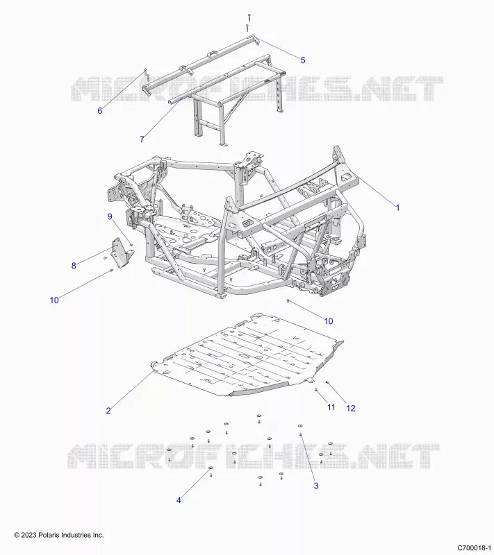 CHASSIS, MAIN FRAME AND SKID PLATES