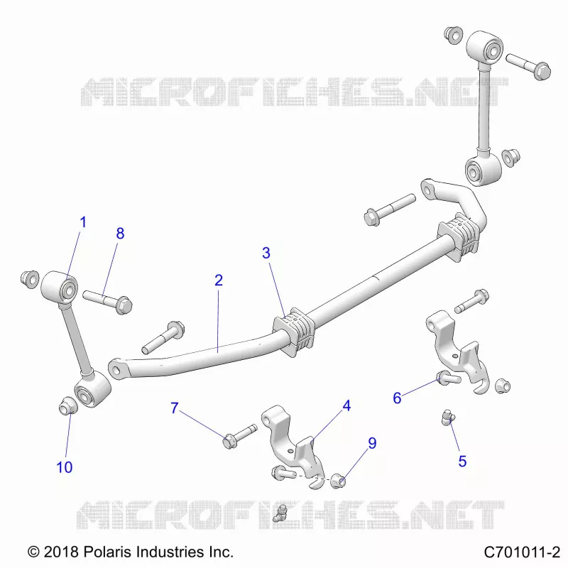 SUSPENSION, FRONT BARRE STABILISATRICE