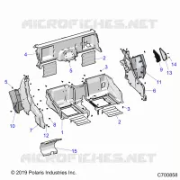 CARROSSERIE ARRIERE CLOSEOFF, FENDERS AND FLOOR
