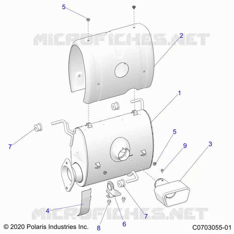 ENGINE, ECHAPPEMENT, SILENCER AND RELATED