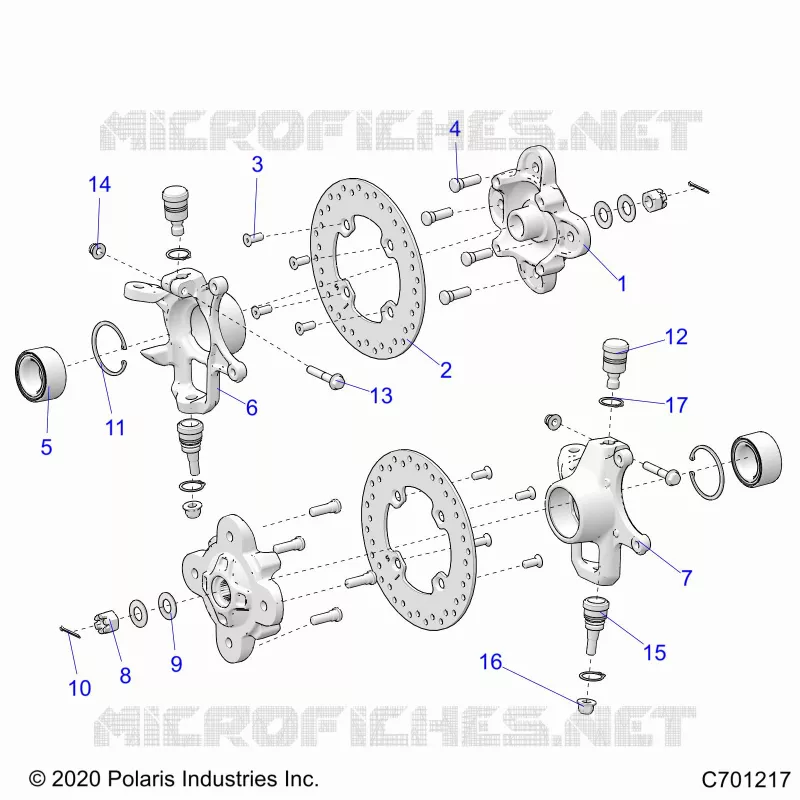 SUSPENSION AVANT HUB