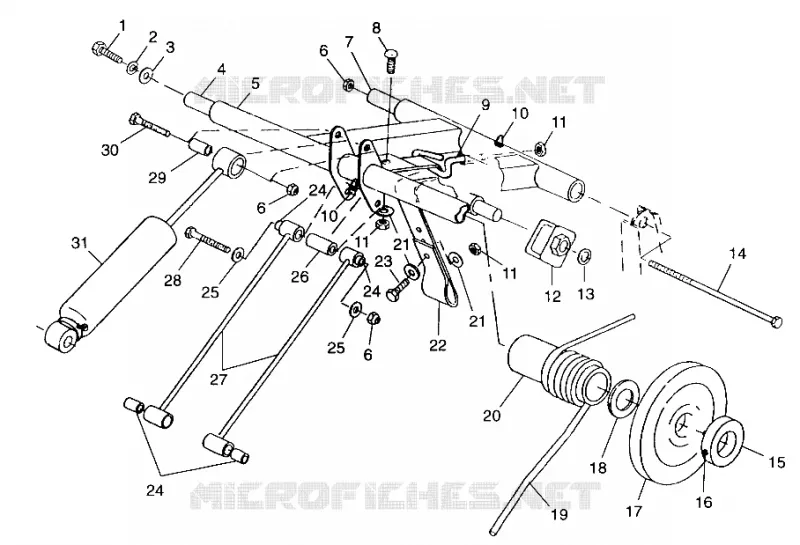 BRAS DE SUSPENSION ARRIERE
