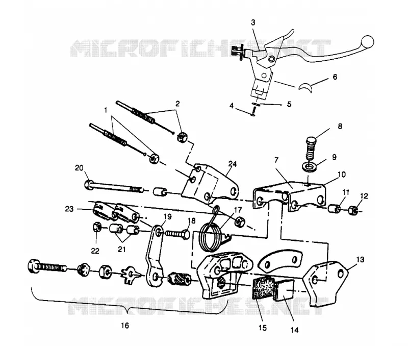 FREIN EUROPEAN WIDETRAK GT E962061 (4931623162B013)