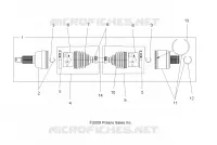 DRIVE TRAIN, DRIVE ARBRE DE TRANSMISSION ARRIERE