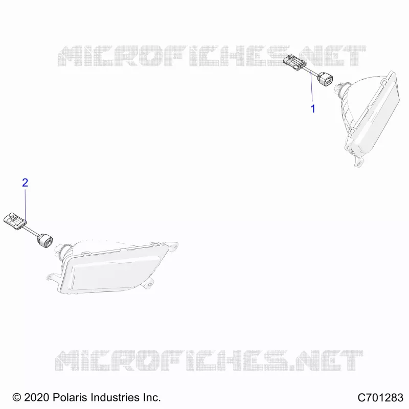 ELECTRICITE, HEADLIGHT HARNESS
