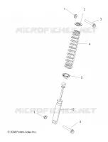 SUSPENSION, AMORTISSEUR AVANT