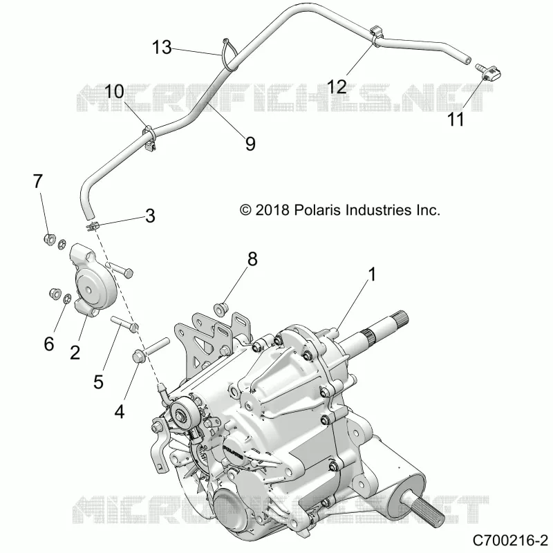 SYSTÃˆME DE TRANSMISSION, MAIN GEARCASE MOUNTING