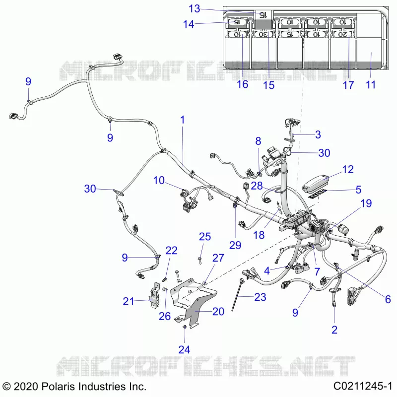 ELECTRICITE, MAIN WIRE HARNESS