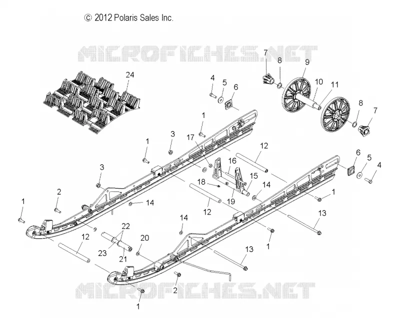 SUSPENSION ARRIERE AND TRACK