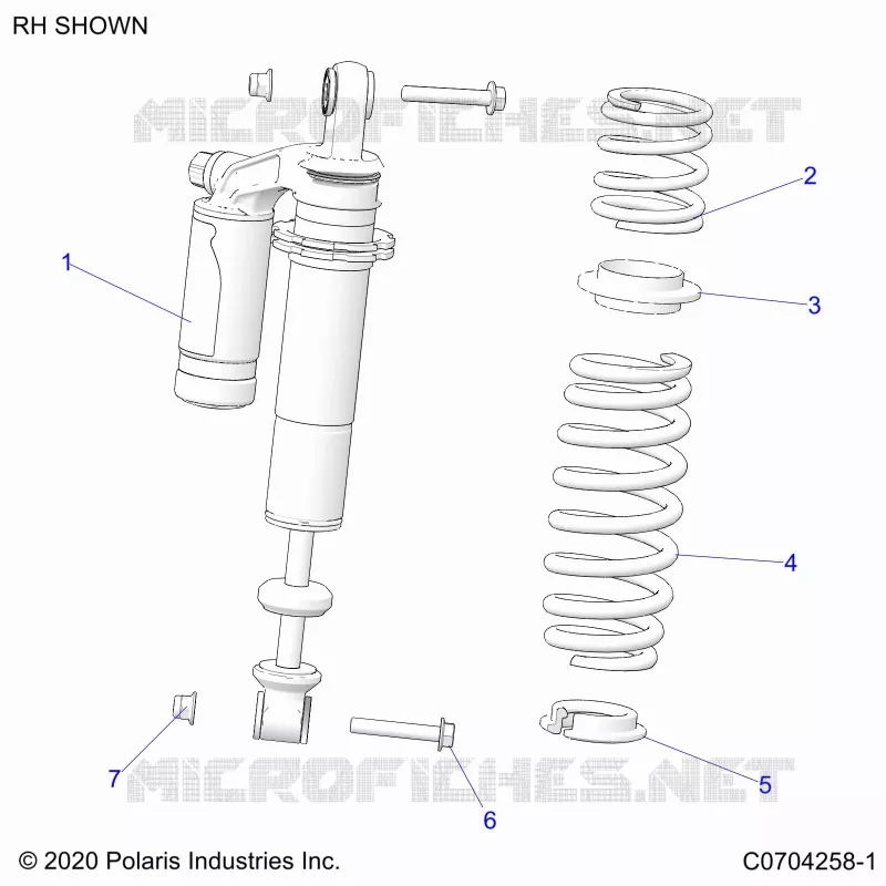 SUSPENSION ARRIERE SHOCK