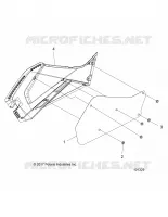 CARENAGE LATERAL DROIT 1 UP -A19SHS57CP (101329)