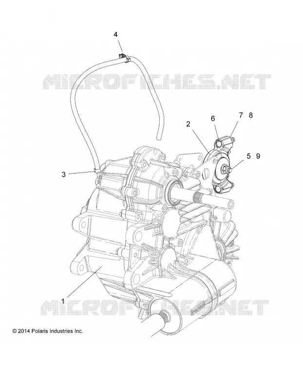 SYSTÈME DE TRANSMISSION, MAIN GEARCASE MOUNTING