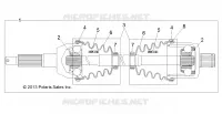 SYSTÈME DE TRANSMISSION, ARBRE DE TRANSMISSION ARRIERE