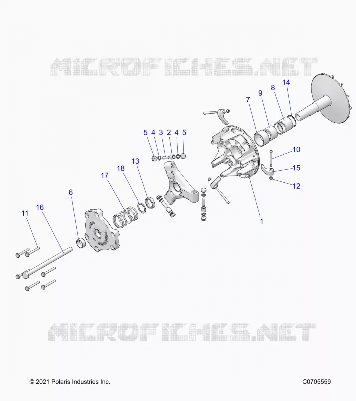 SYSTÃˆME DE TRANSMISSION, PRIMARY CLUTCH