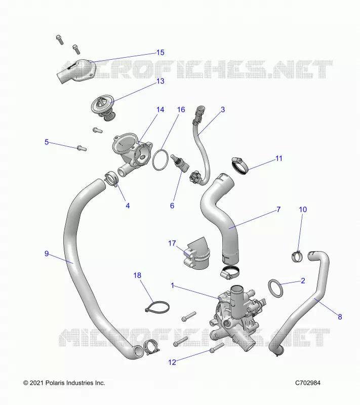 MOTEUR, WATERPUMP AND BYPASS