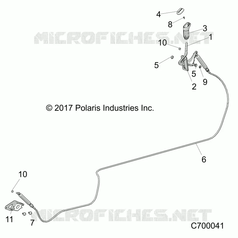 SYSTÃˆME DE TRANSMISSION, GEAR SELECTOR -(R23RSV99AC/RS299AC) (C700041)