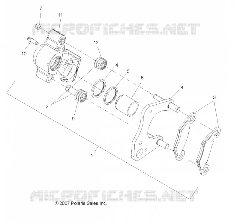 BRAKES, BRAKE ETRIER DE FREIN AVANT