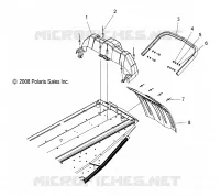PARE CHOCS ARRIERE, SNOWFLAP, and FEU ARRIERE HOUSING
