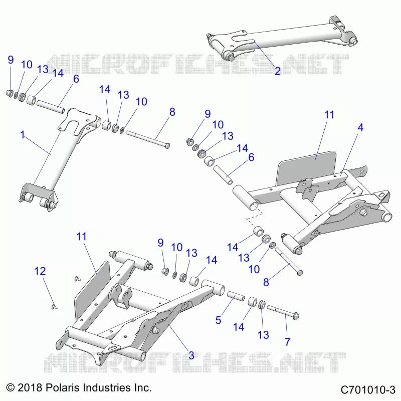 SUSPENSION ARRIERE CONTROL ARMS -Z21ASA87B2 (C701010-3)