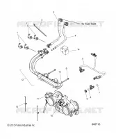 FUEL SYSTEM, RAIL, LINES AND ACCELERATEUR BODY