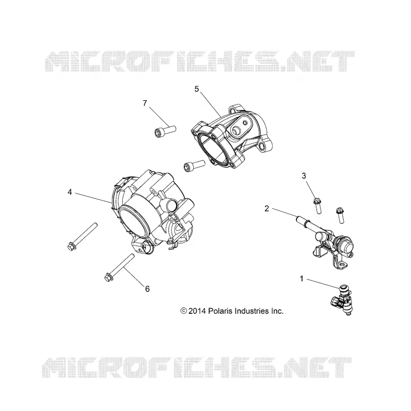 ENGINE, CORPS DE PAPILON AND FUEL RAIL