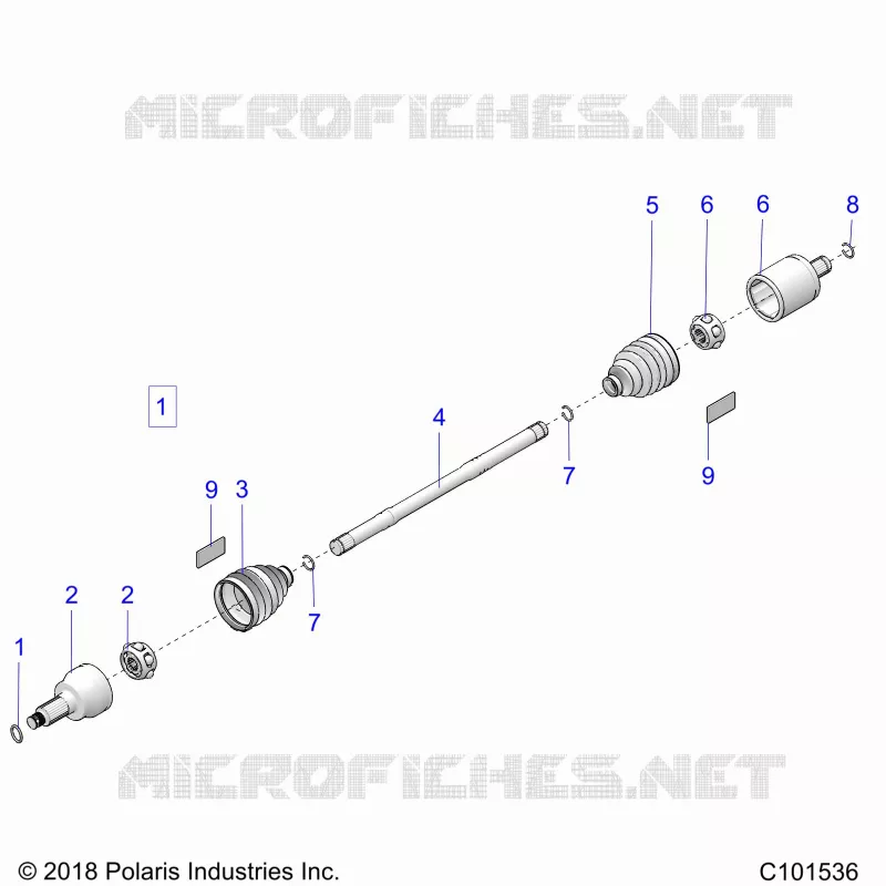 DRIVE TRAIN, TRANSMISSION AVANT SHAFT