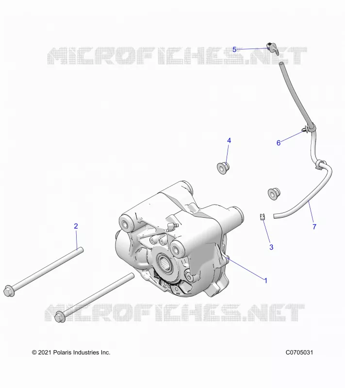 SYSTÃˆME DE TRANSMISSION, FRONT GEARCASE MOUNTING
