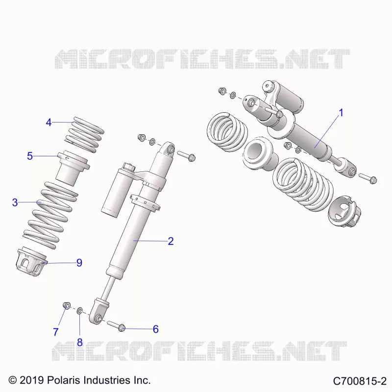 SUSPENSION, AMORTISSEUR AVANT MOUNTING