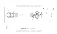 DRIVE TRAIN, ARBRE DE TRANSMISSION AVANT