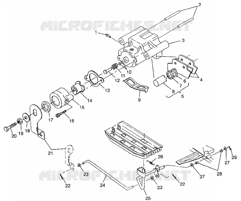 FREIN ARRIERE Sportsman 400L W97AC38C (4939673967C005)