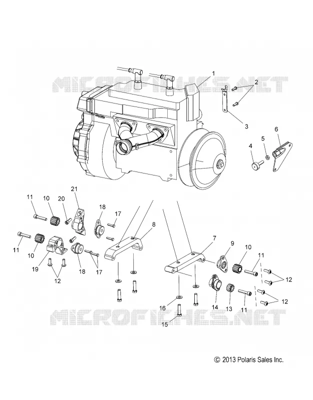 MOTEUR, MOUNTING -S18CEF5BSL (49SNOWMOTEURMOUNT14550)