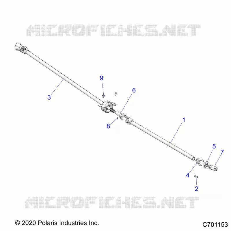 SYSTÃˆME DE TRANSMISSION, PROP SHAFT