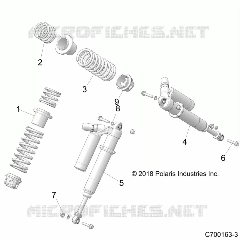 SUSPENSION, AMORTISSEUR AVANT MOUNTING