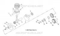 MOTEUR, VILEBREQUIN AND PISTON