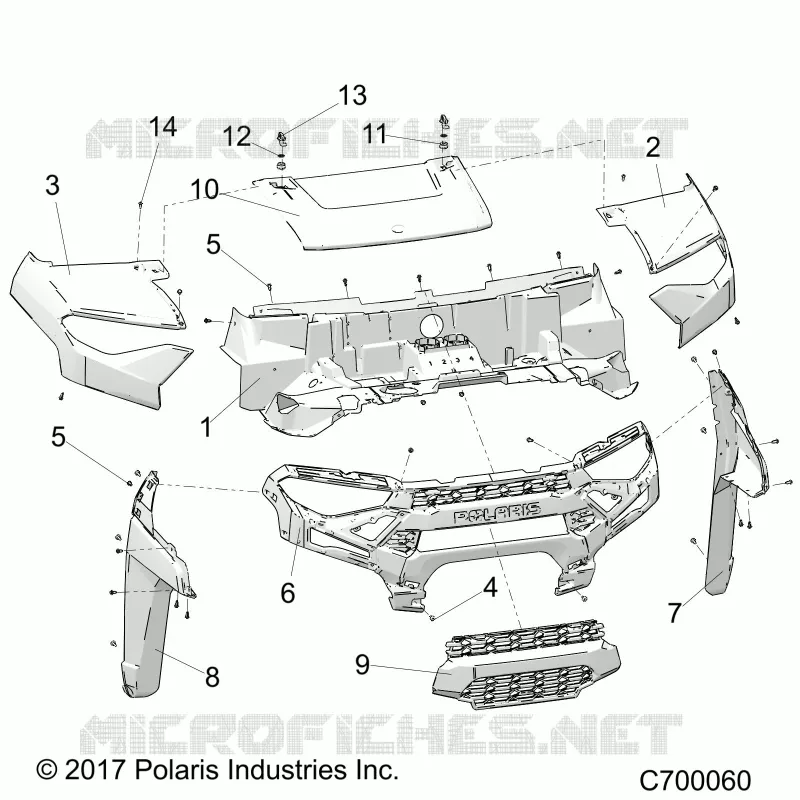 CAPOT AND FRONT FACIA