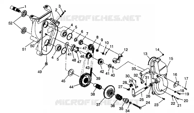 CARTER DE CHAINEE ULTRA TOURING 0975378 AND EUROPEAN ULTRA TOURING E975378 (4938133813B012)