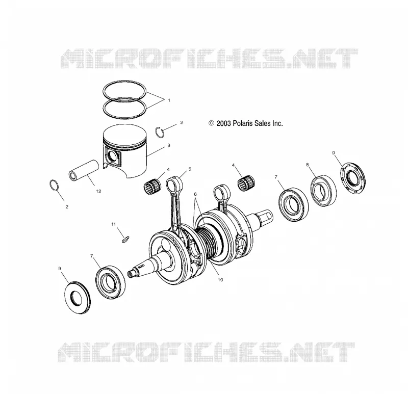 PISTON ET VILEBREQUIN