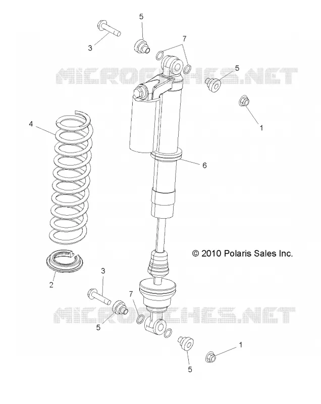 SUSPENSION ARRIERE SUPPORT AMORTISSEUR 