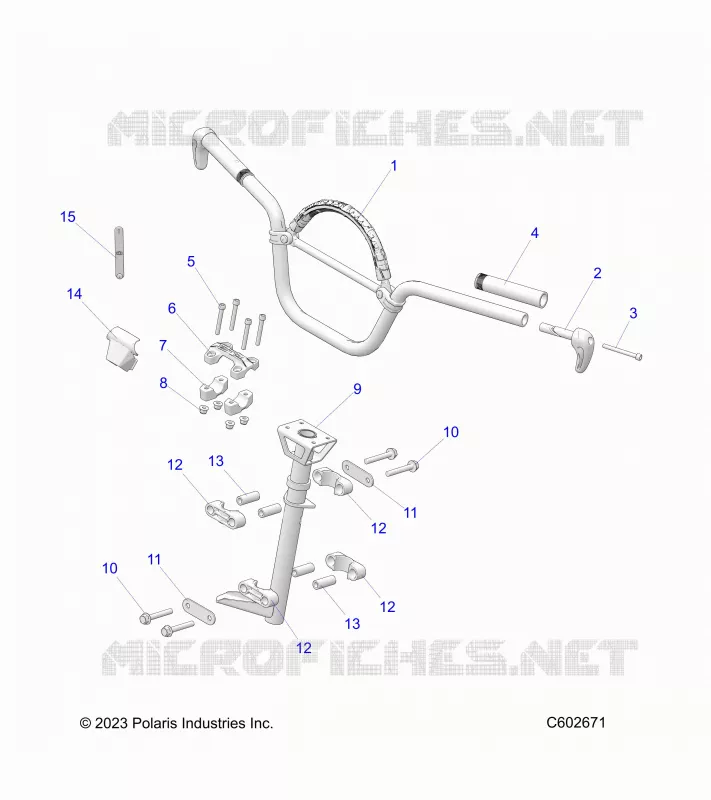 STEERING, FIXATION GUIDON