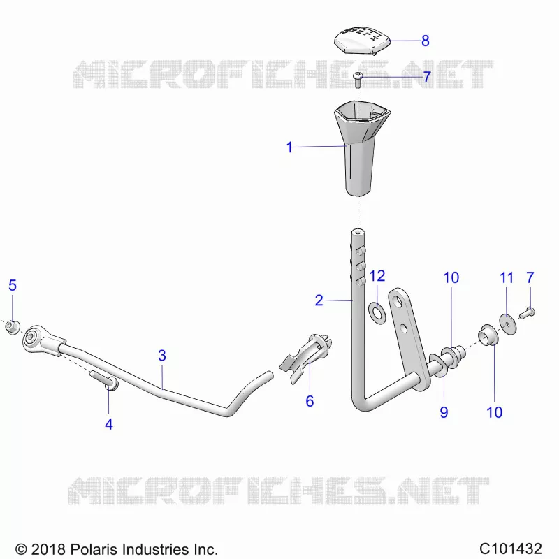 DRIVE TRAIN, SELECTEUR DE VITESSE