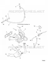 MOTEUR, TURBO CHARGER MOUNTING