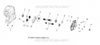 SYSTÈME DE TRANSMISSION, MAIN GEARCASE OUTPUT SHAFT