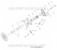 SYSTEME DE TRANSMISSION, PRIMARY CLUTCH