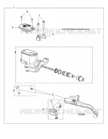 BRAKES, FRONT BRAKE LEVER AND MAITRE CYLINDRE (FROM 3/12/2018)